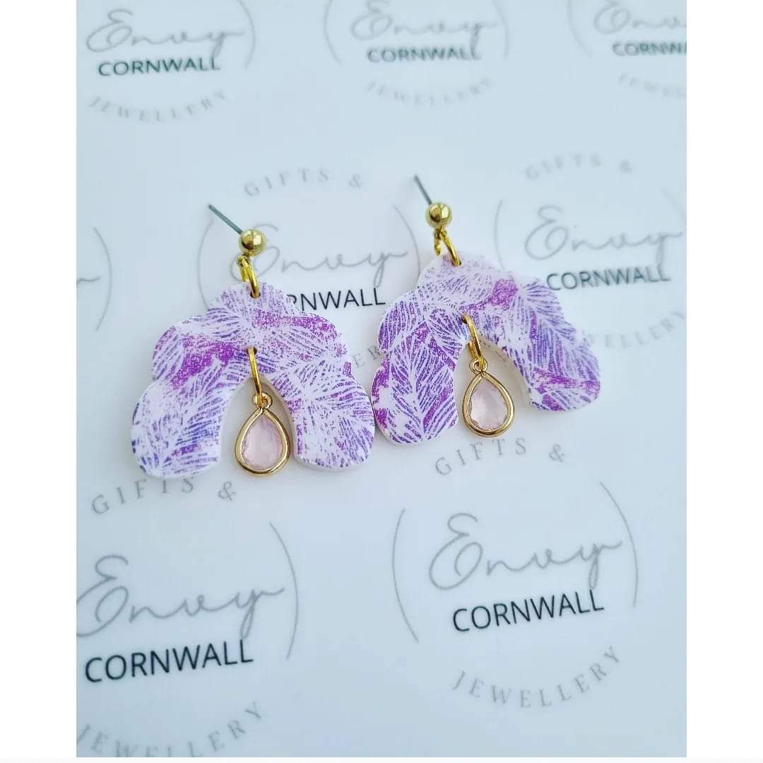 Leaf Print Gems