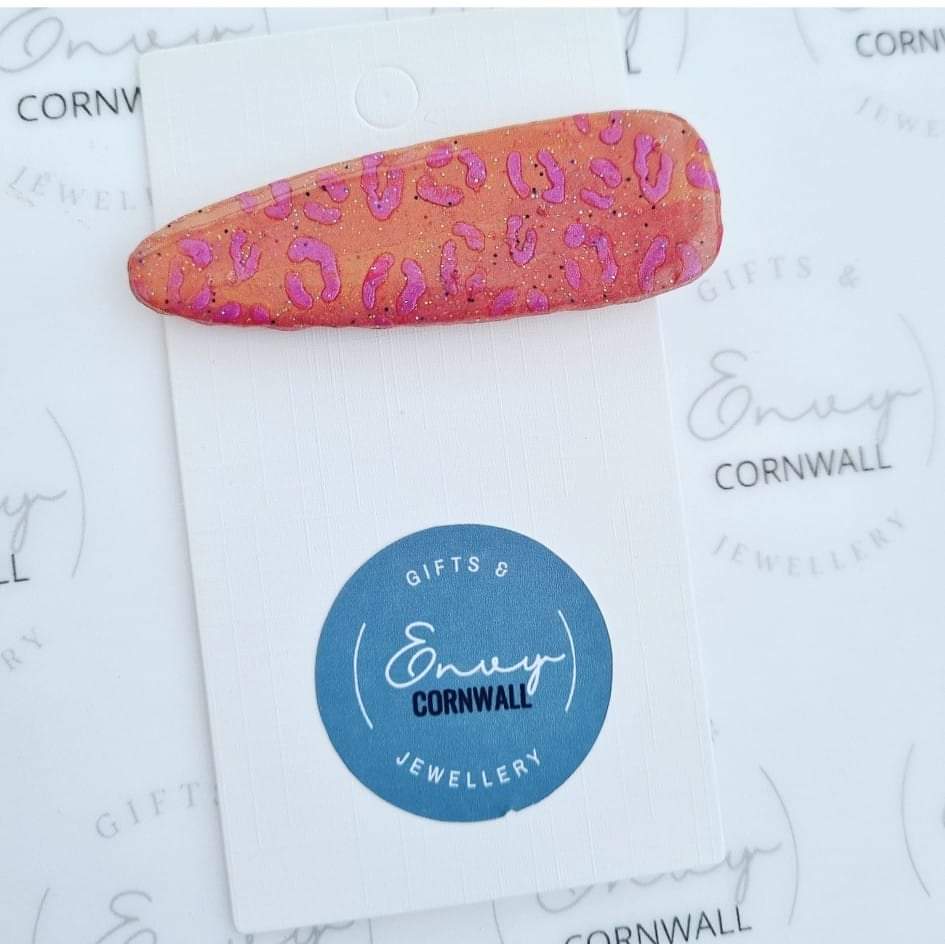 Leopard Print Hair Clip