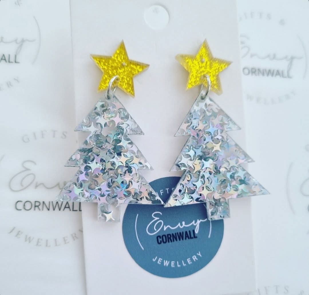Super Sparkly Christmas Trees