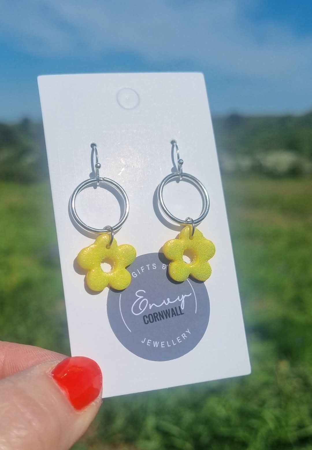 Shimmering Yellow Flowers