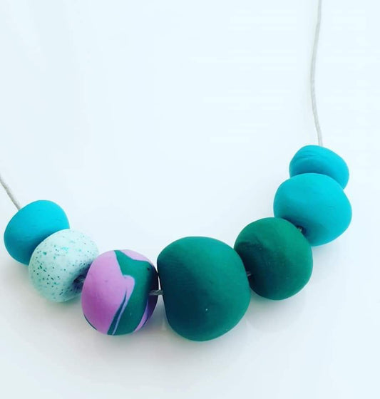 Chunky Teal Necklace