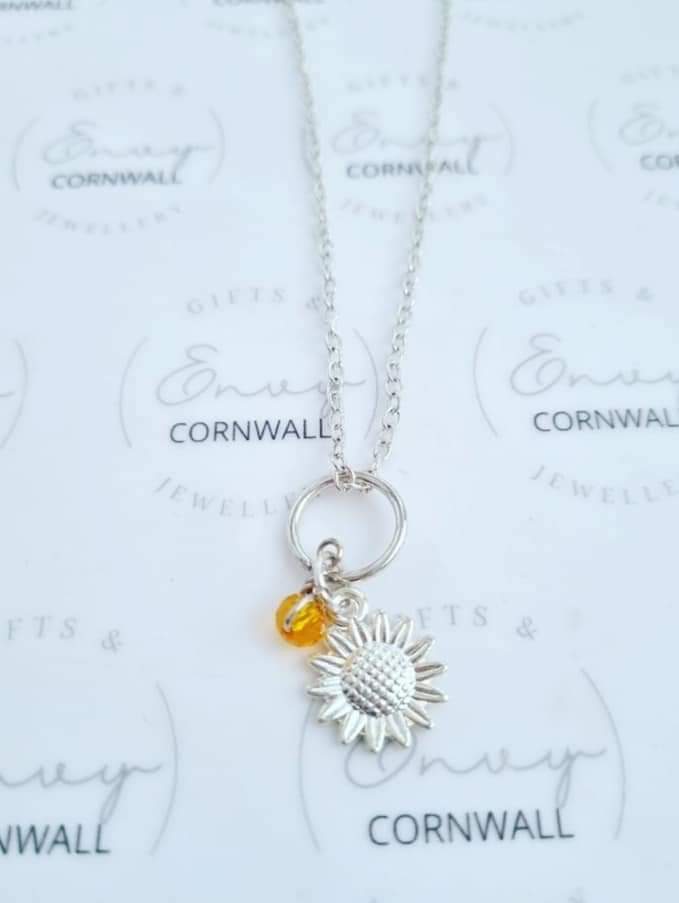 Sunflower Necklace