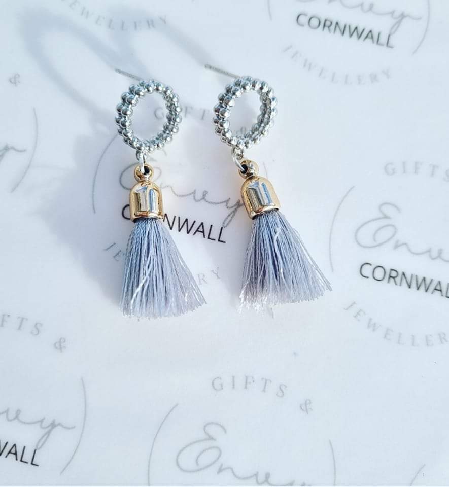 Silver Tassels