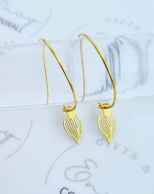 Leaf Hoops