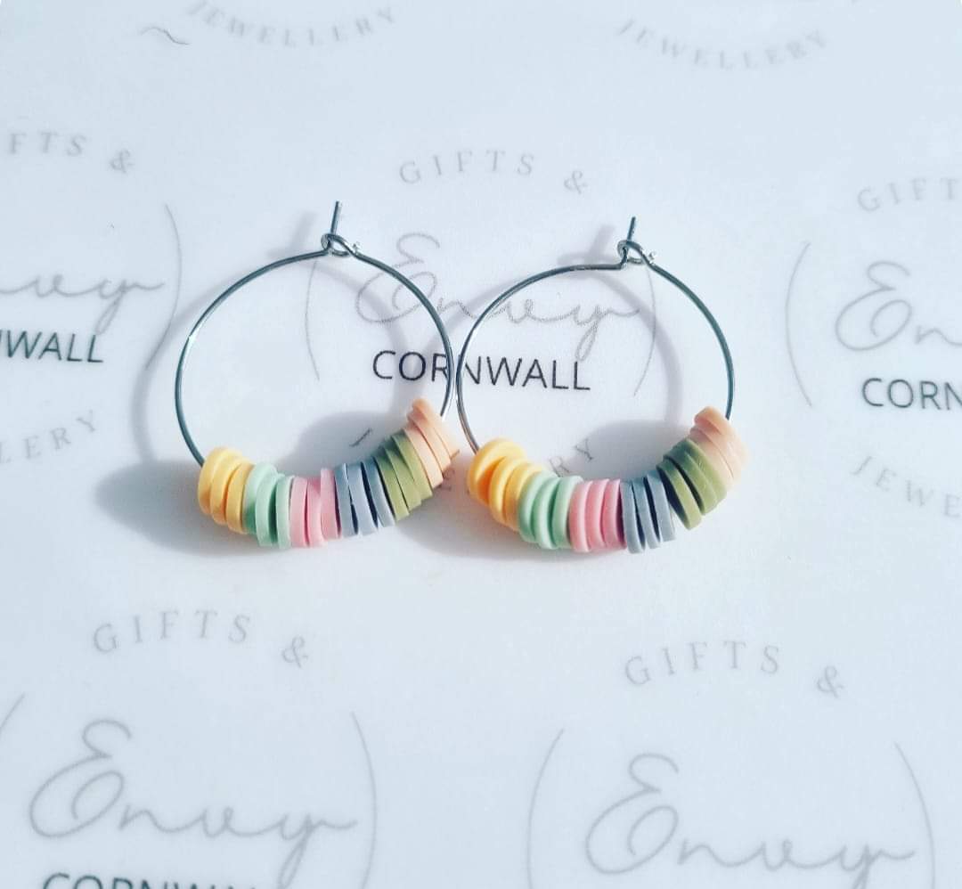 Pastel Bead Hoop