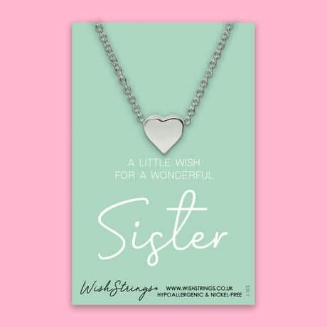 Sister Heart Necklace