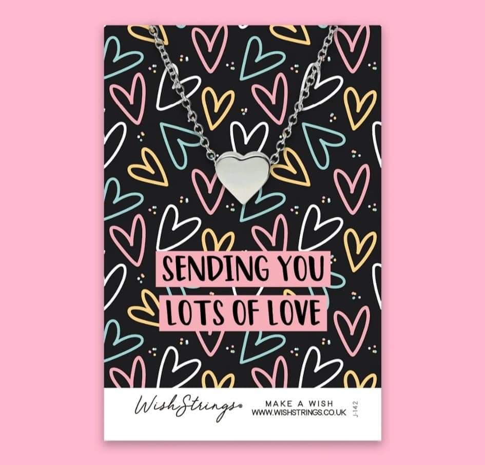 Sending Love Heart Necklace