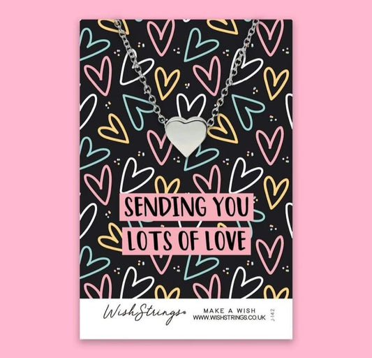 Sending Love Heart Necklace