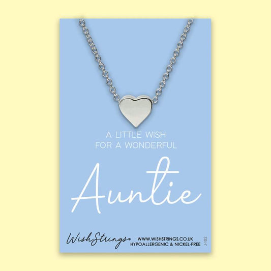 Auntie Heart Necklace