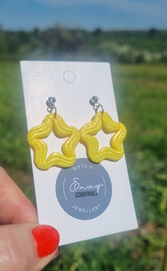 Shimmering Yellow Stars