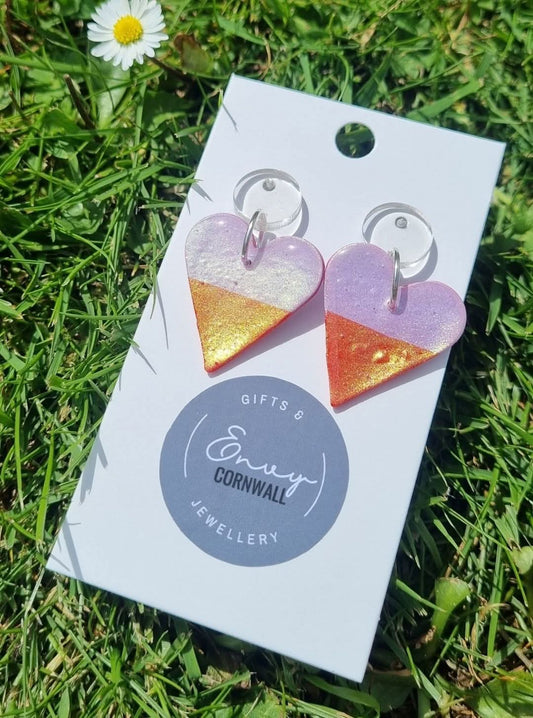 Two Tone Hearts *Half Price- Seconds*