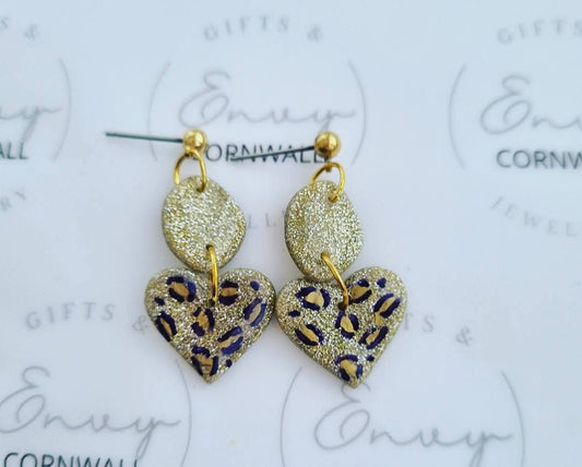 Leopard Hearts Gold