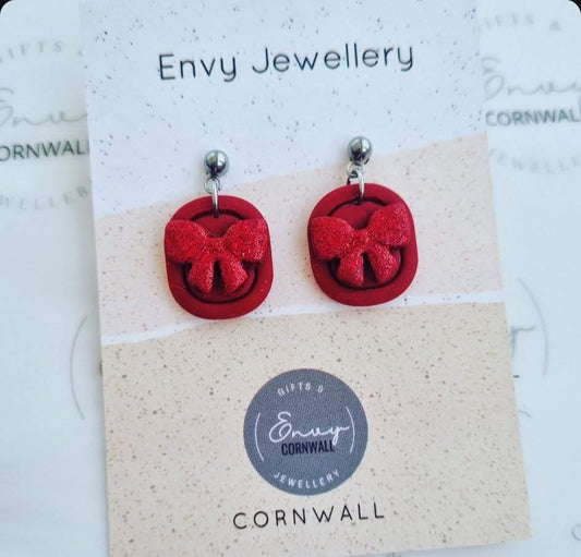 All Wrapped Up...Burgundy Bows