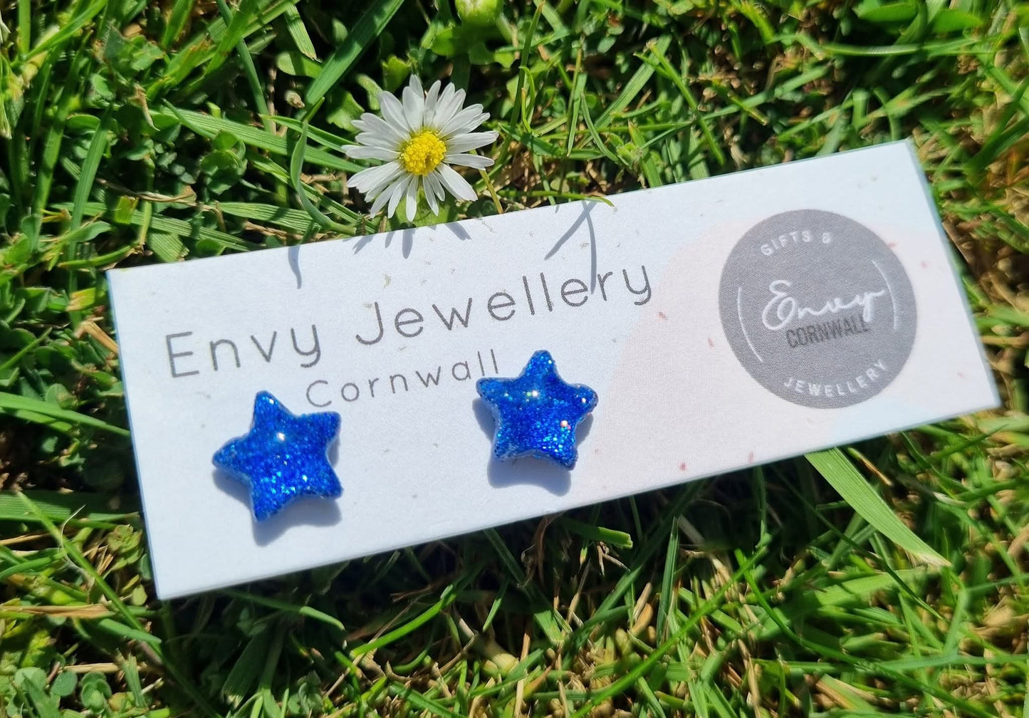 Blue Star Studs