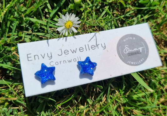 Blue Star Studs