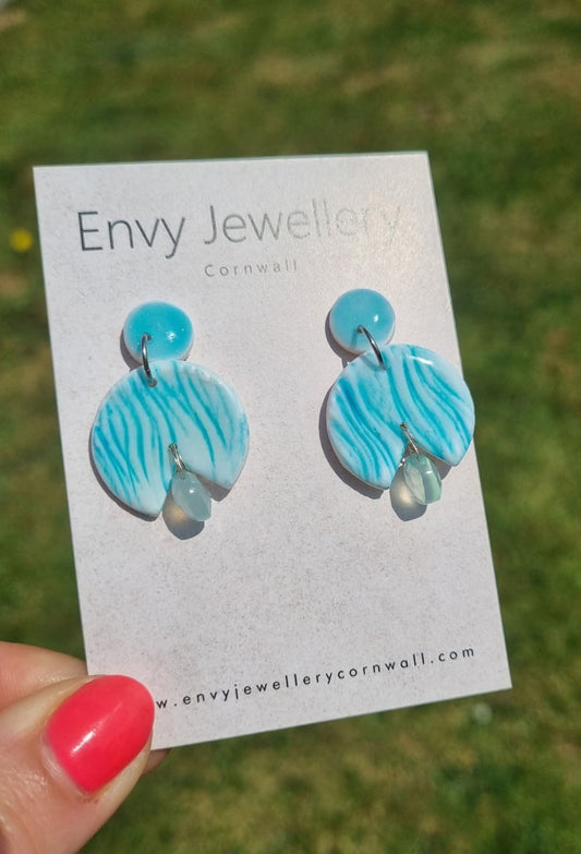 Aqua Chalcedony Coastal Turquoise Gemstone