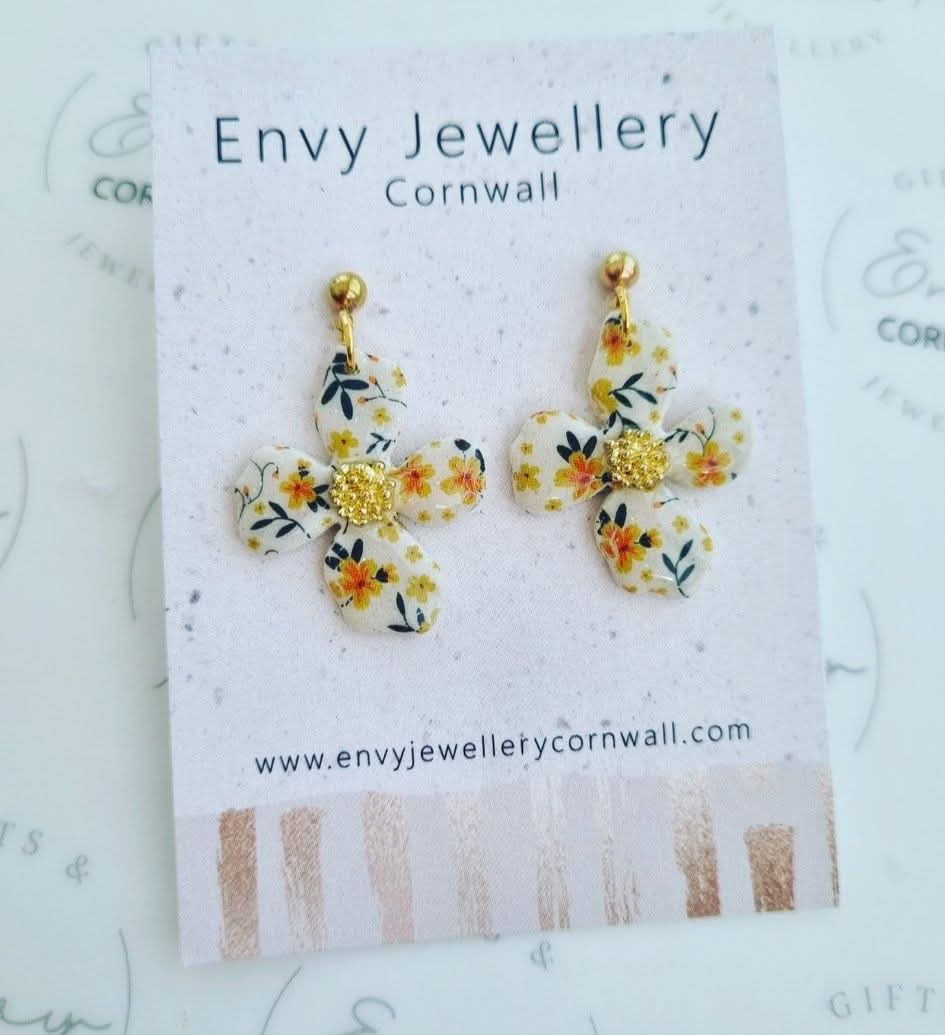 Ditsy Yellow Flowers