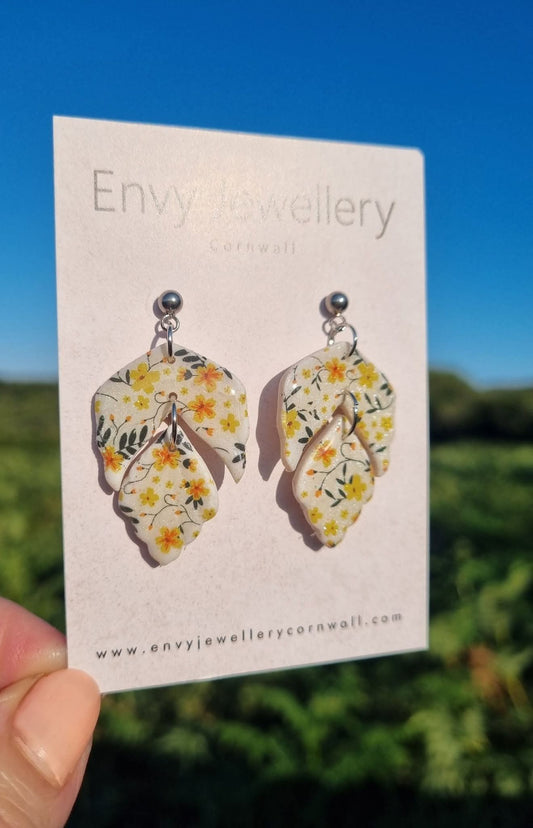 Floral Yellow Double Leaf