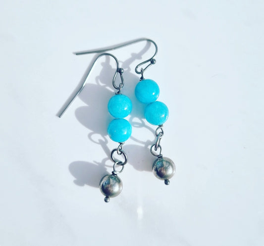 Turquoise Gemstone Drops