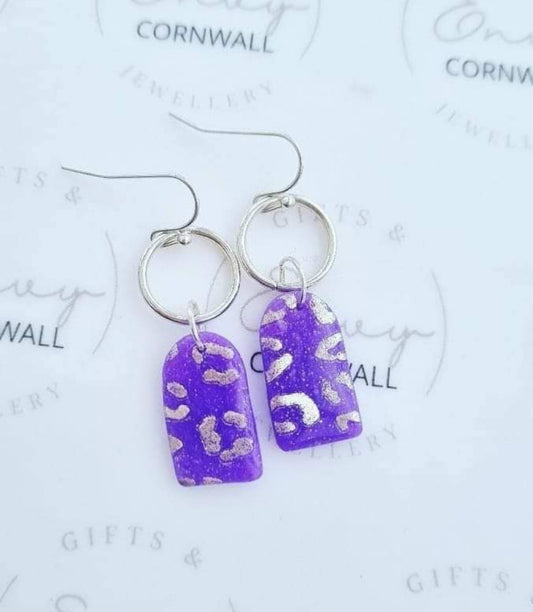 Purple Leopard Print