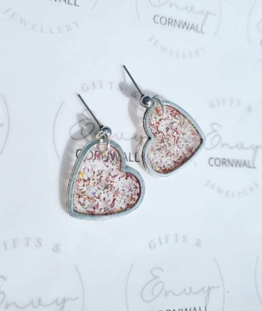 Pink Sparkle Hearts