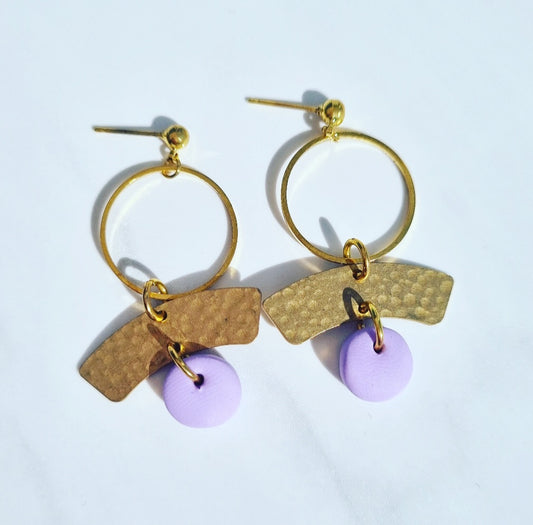 Hammered Lilac Drops