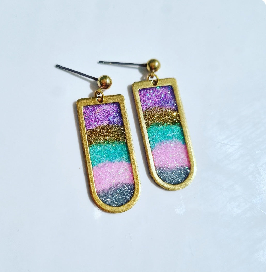Multi Colour Sparkly Drops