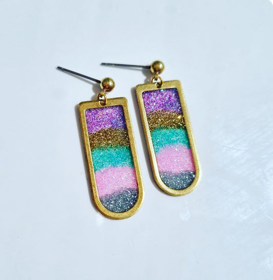 Multi Colour Sparkly Drops