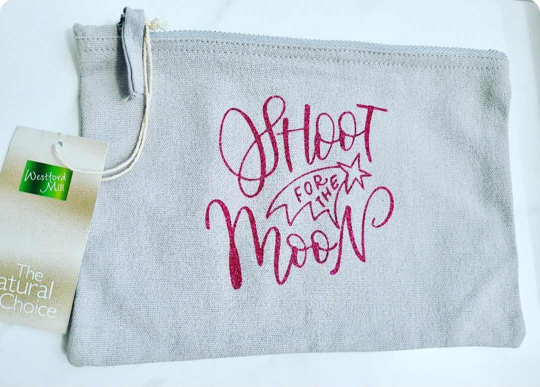 Shoot For The Moon...Makeup/Wash bag/Pencil Case