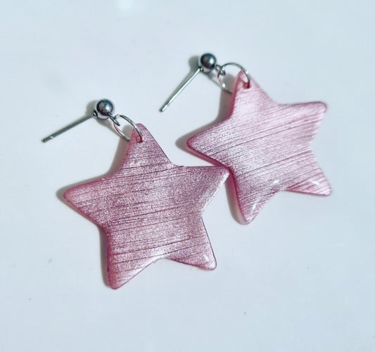 Dusky Pink Stars