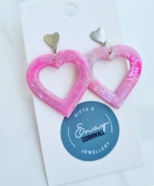 Open Hearts Pink Mix