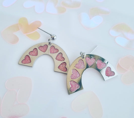 Pink Heart Arches