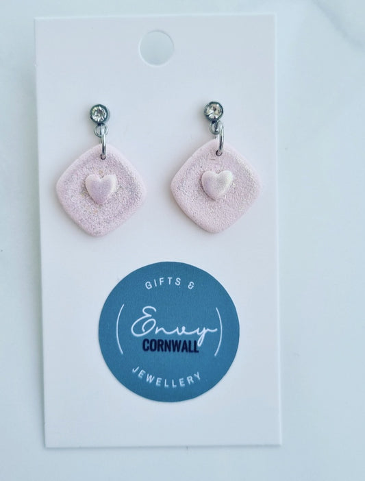 Pink Shimmer Hearts