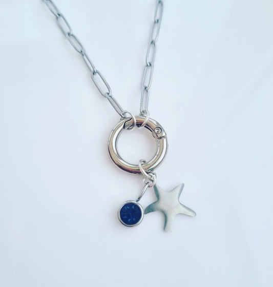 Starfish & Gem Necklace