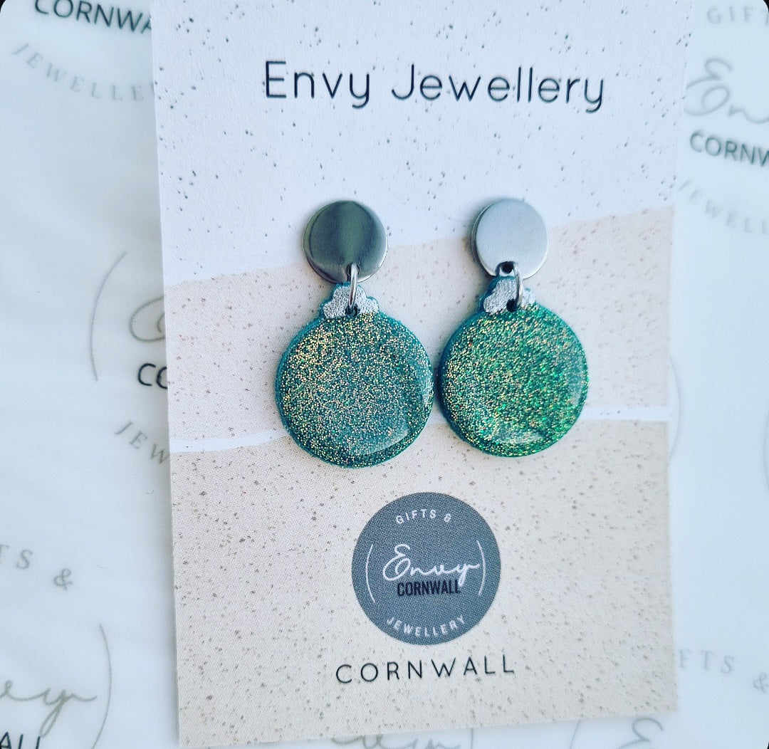 Dazzling Green Baubles