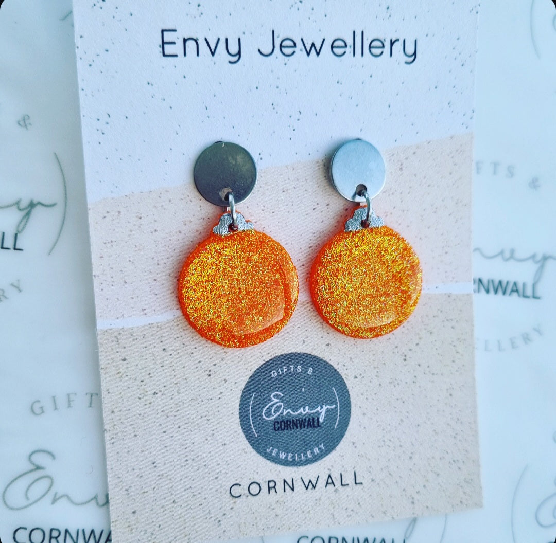 Dazzling Orange Baubles