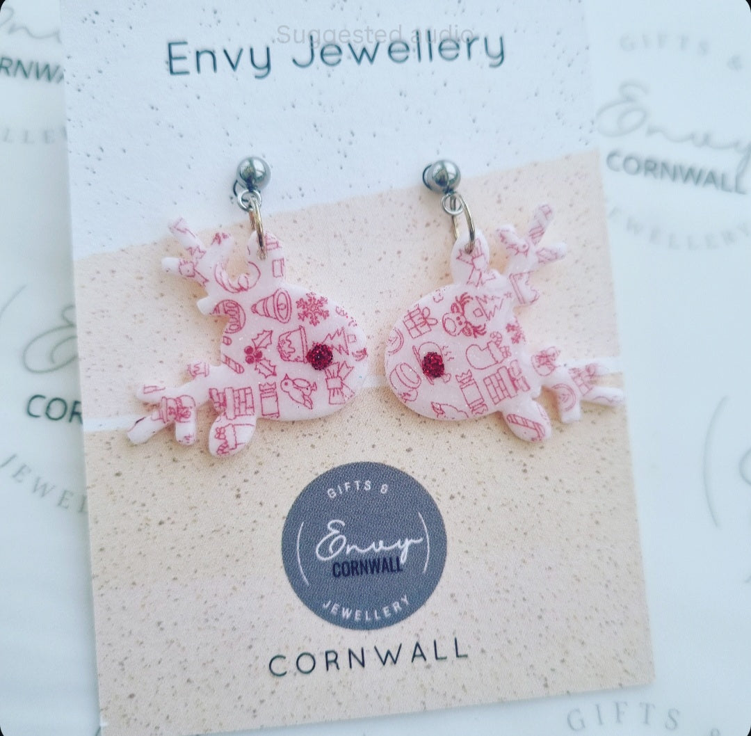 Christmas Pattern Rudolph