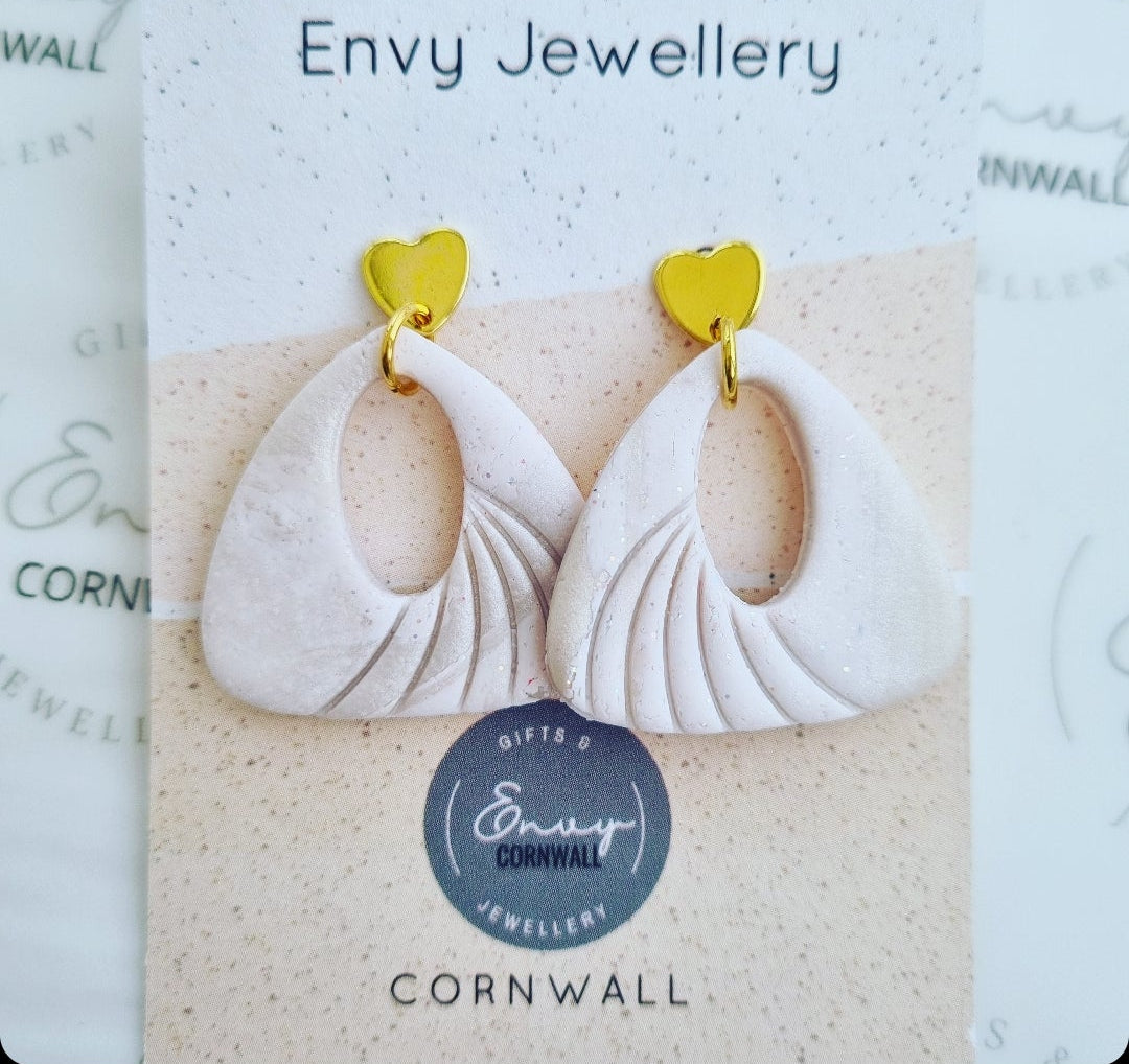 Classy White & Translucent Shimmer