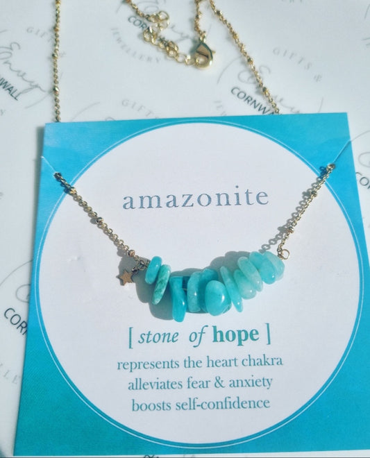 Amazonite Gem Necklace