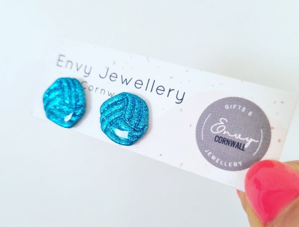 Knot Studs Turquoise