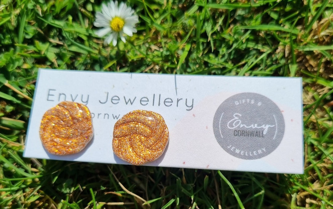 Knot Studs Rose Gold Copper